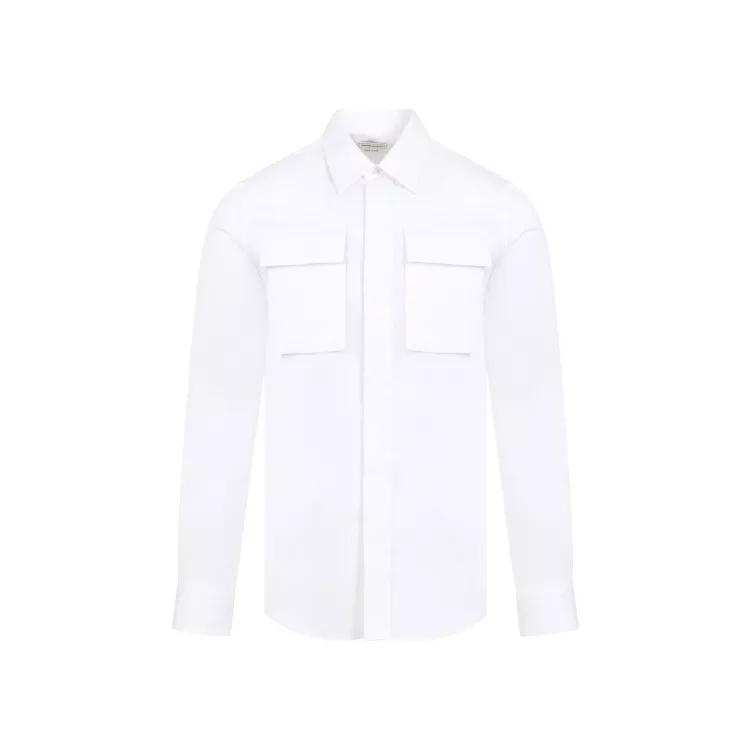 Alexander McQueen - White Cotton Shirt - Größe 15 - white