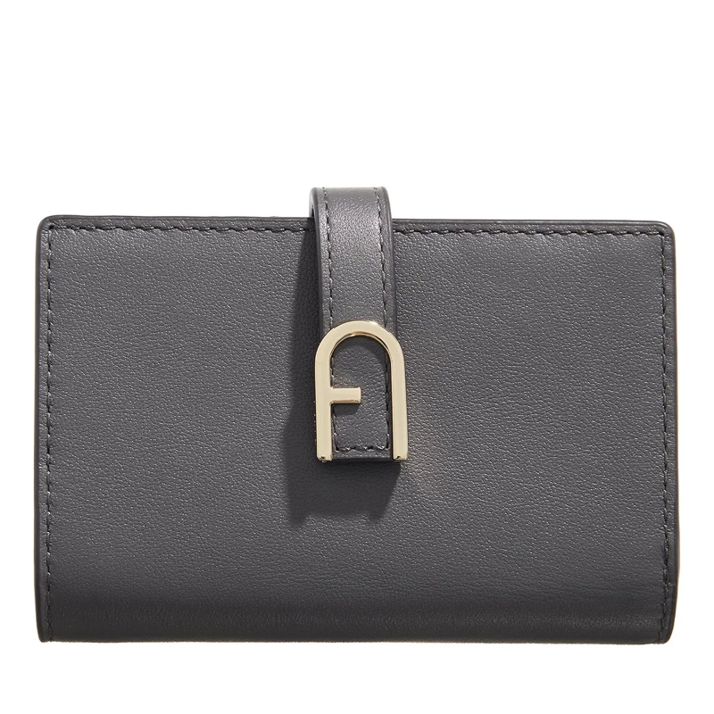 Furla Bi-Fold-Portemonnaie Furla Flow S Compact Wallet Soil