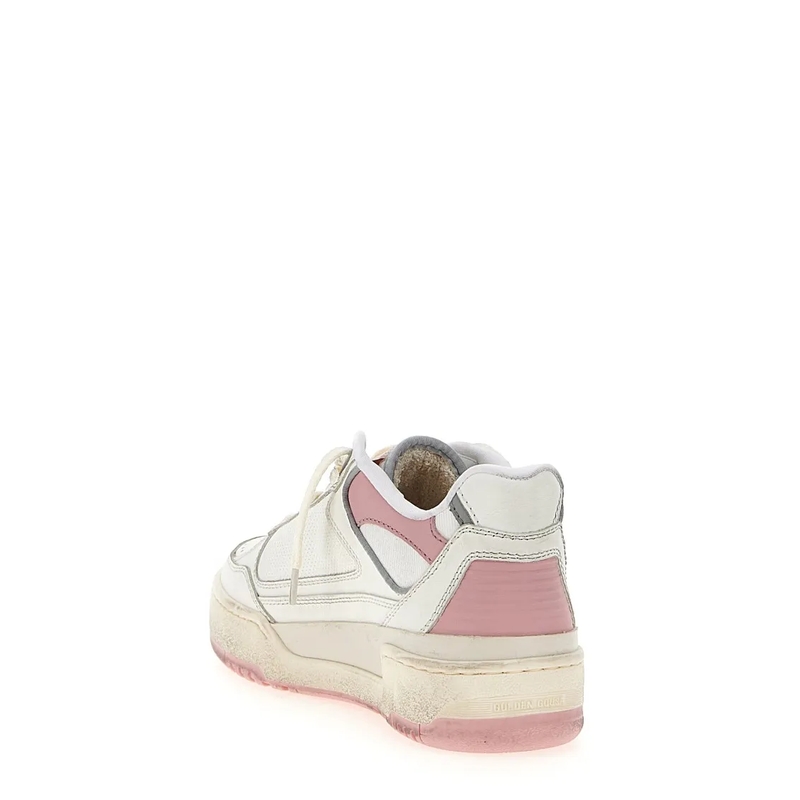 Golden Goose Low-Top-Sneaker baskets forty2 en cuir beige(Image 6)