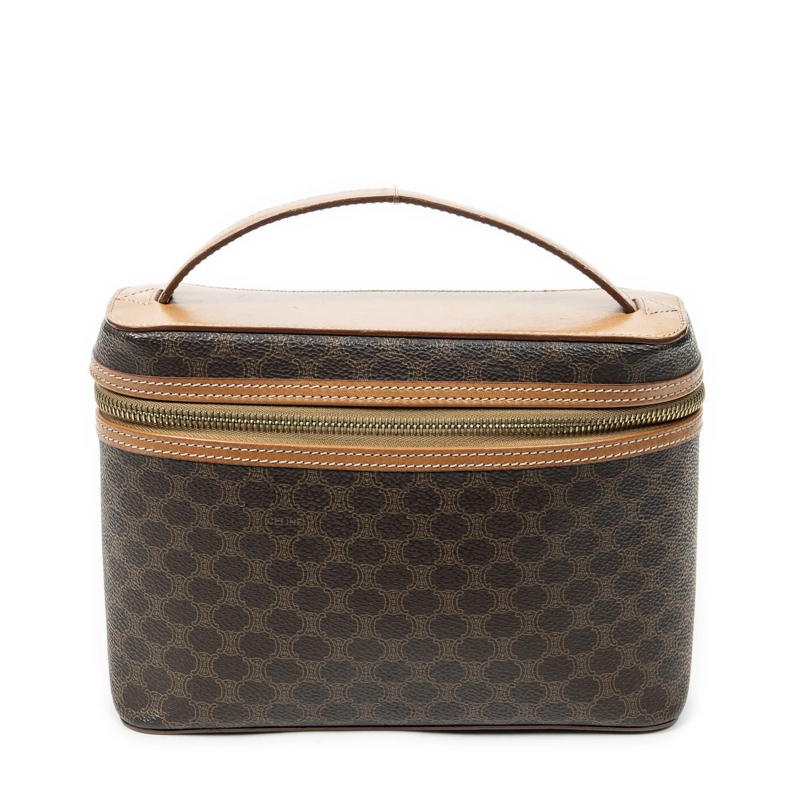 Celine Crossbody Bag Vintage Vanity Case braun