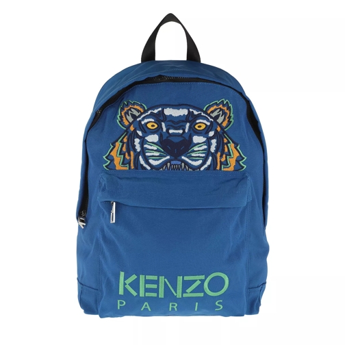 Kenzo Kanvas Tiger Backpack Cobalt Zaino