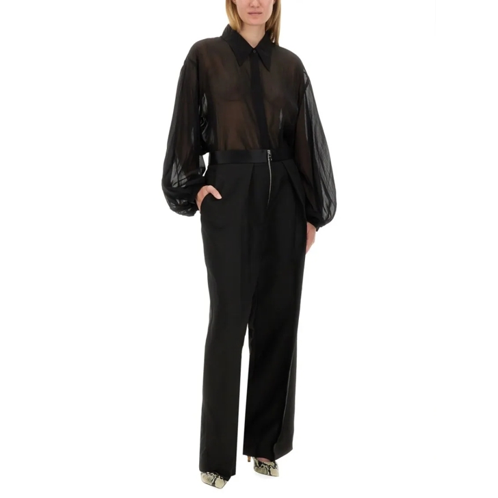 パンツ KHAITE 'Marine' pants Black KHAITE Marine Trousers | Black | FARFETCH PL