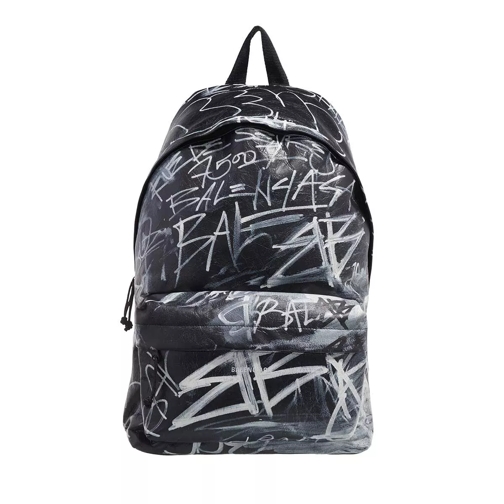 Balenciaga Backpack Graffiti print Black Rucksack