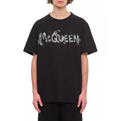 Alexander McQueen Round Neck T-Shirt Black 