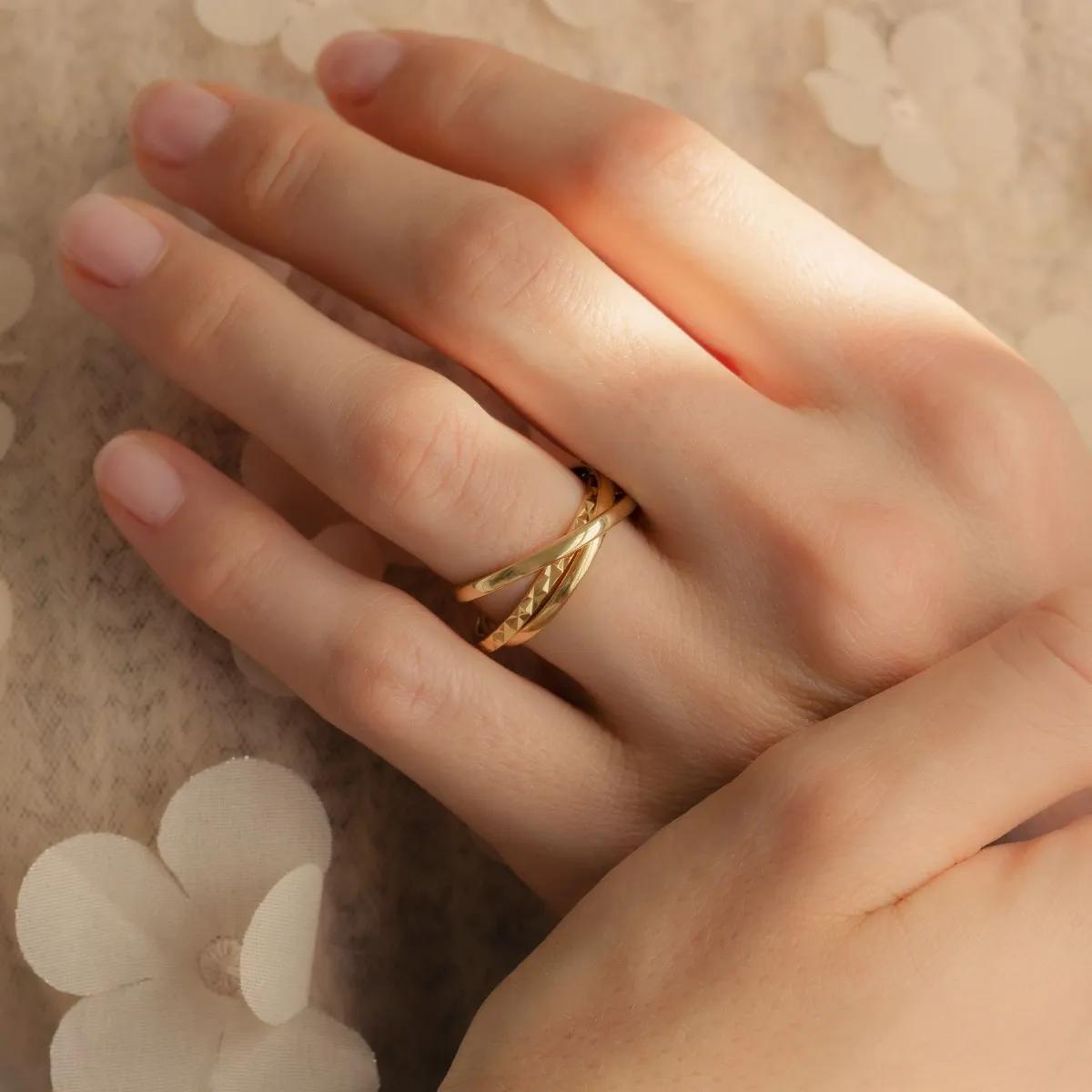 Thumbnail - Parte Di Me Ring - Ponte Vecchio Lucilla Ring - Gr. 54 - in Gold - für Damen