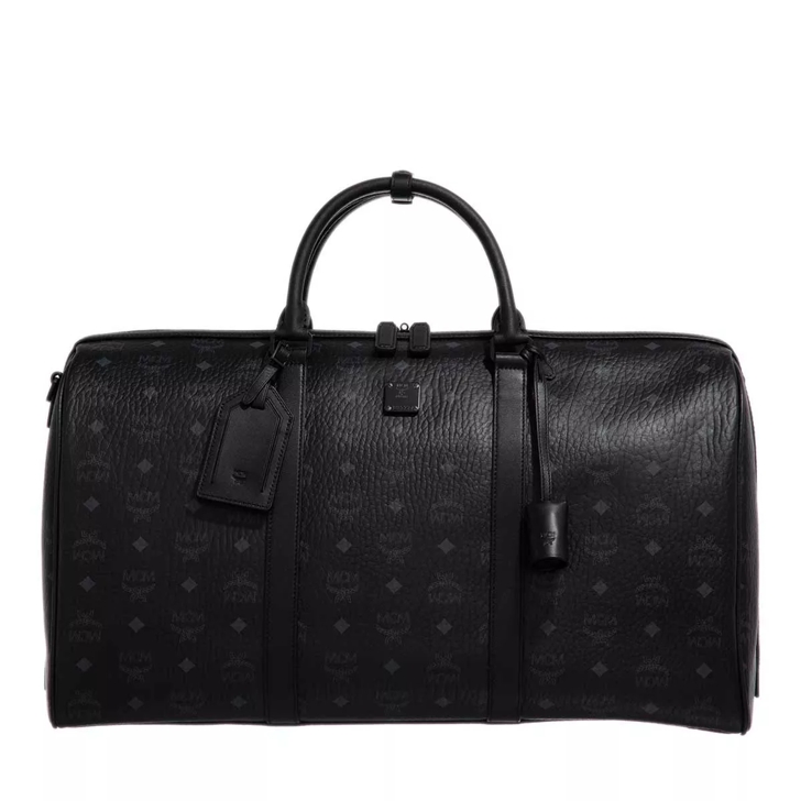 Mcm Ottomar Large Weekend Travel Bag in Black