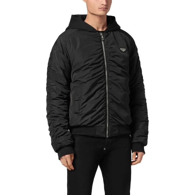 Philipp Plein Übergangsjacke Jacke schwarz(Image 3)