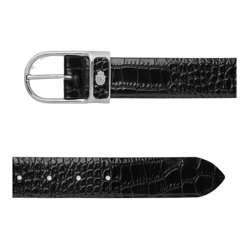 BILLIONAIRE Gürtel Gürtel Crocco Geprägt schwarz(Image 2)