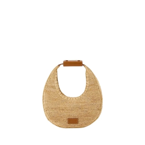 Staud Sac à bandoulière Moon Shoulder Bag - Raphia - Neutral Neutrals