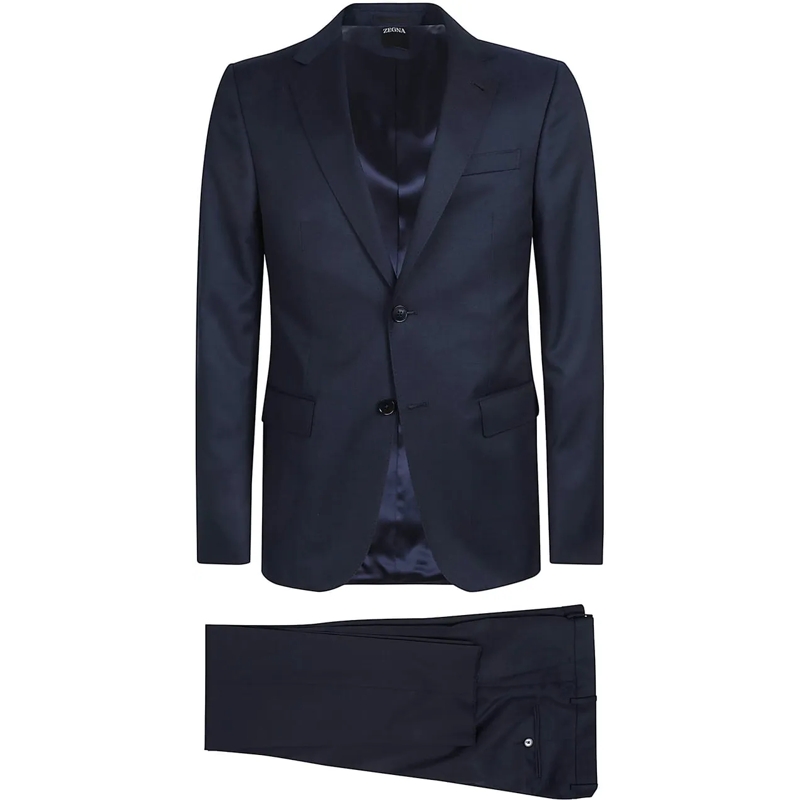 Zegna  Lux Tailoring Suit Blue blau