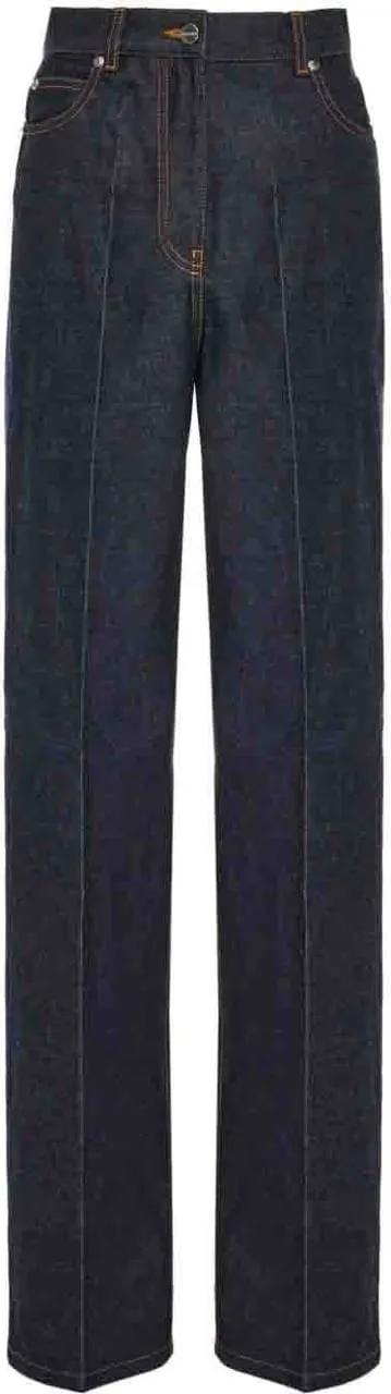 Salvatore Ferragamo - Trousers Denim Blue - Größe 42 - blue