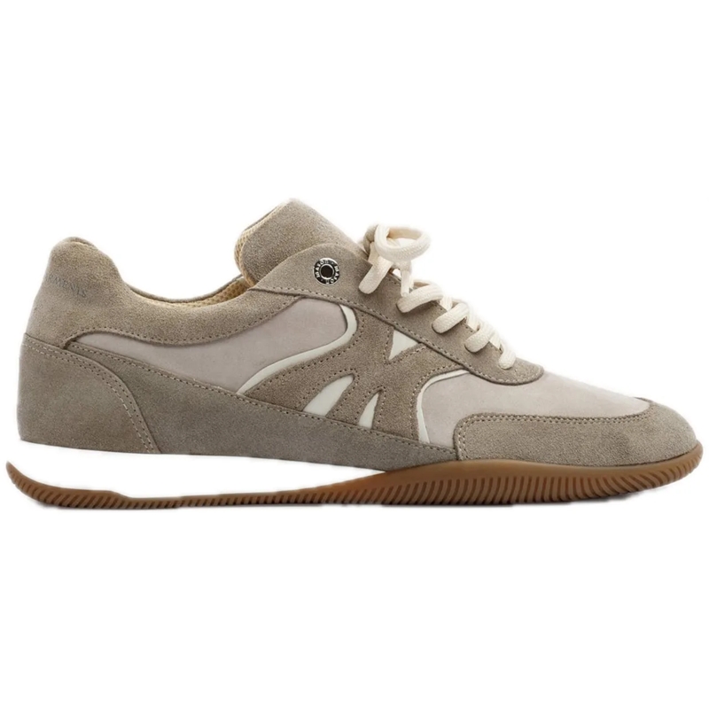 Mason Garments Low-Top-Sneaker Maranello Suede Taupe beige