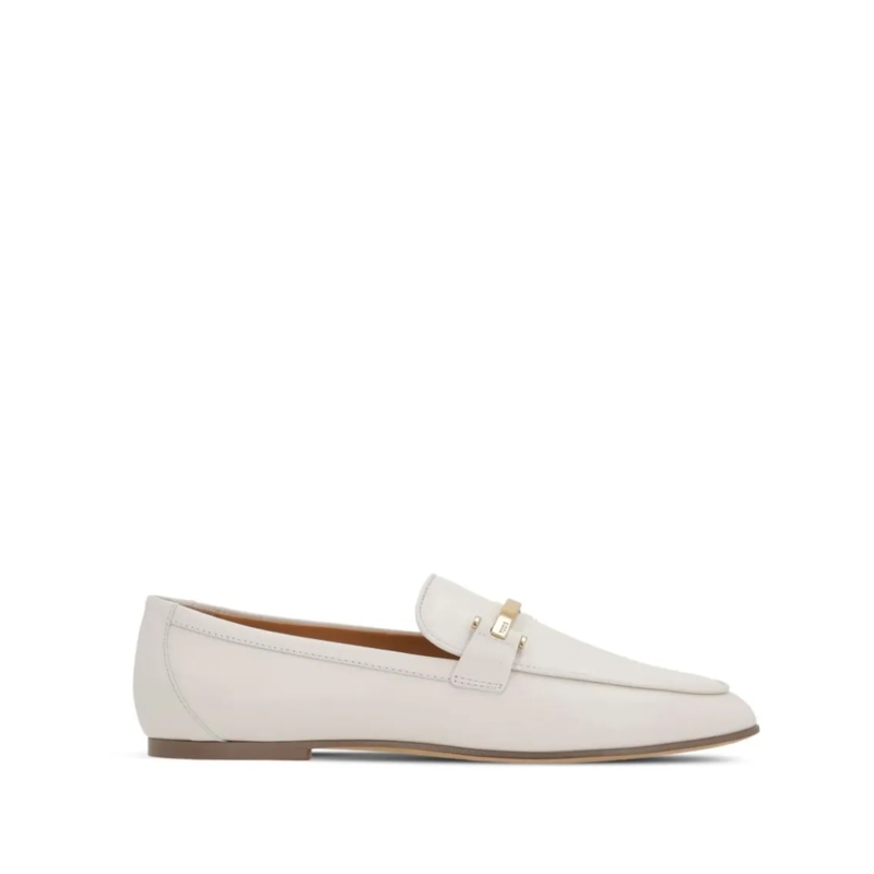 Tod's Ballerinas Almond Toe White Flats White