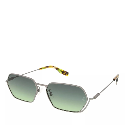 McQ MQ0351S-004 57 Unisex Metal Ruthenium-Green Sunglasses