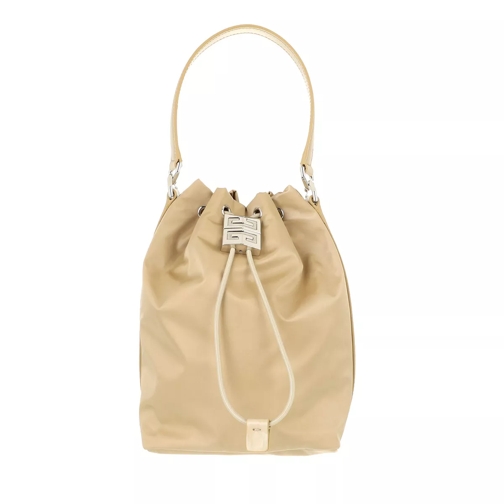 Givenchy 4G Light Bucket Bag Nylon Beige Bucket Bag