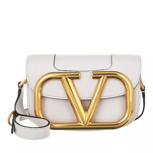 Valentino Garavani Supervee Crossbody Bag Small White Cross body-väskor