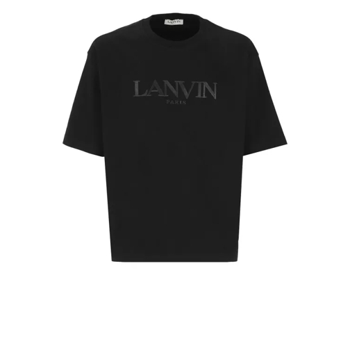 Lanvin Black Cotton Tshirt Black 