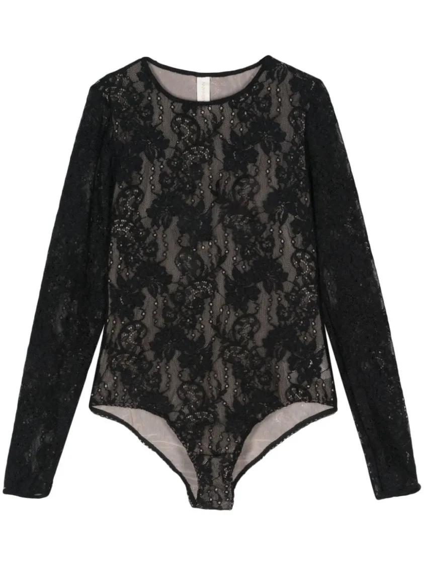 Zimmermann - Lace Bodysuit - Größe 2 - schwarz