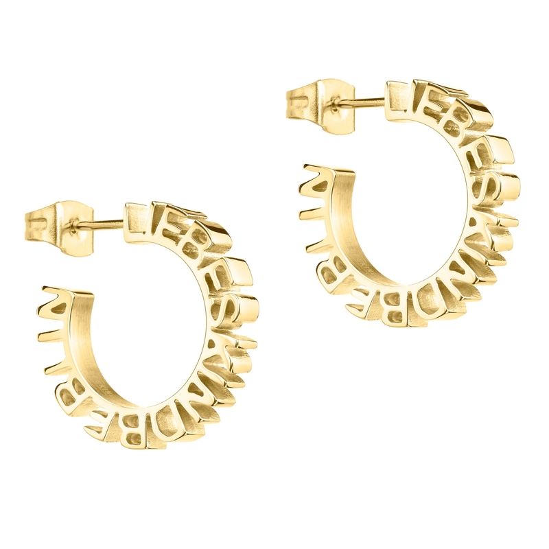Liebeskind Berlin Ohrstecker Edelstahl Ohrringe gold