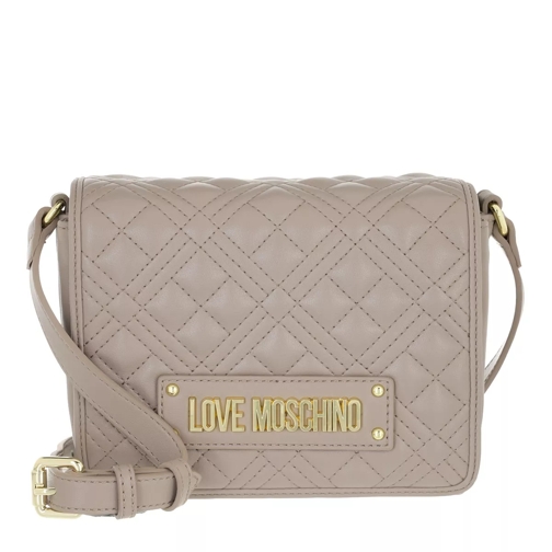 Love Moschino Borsa Quilted Pu Grigio Crossbody Bag
