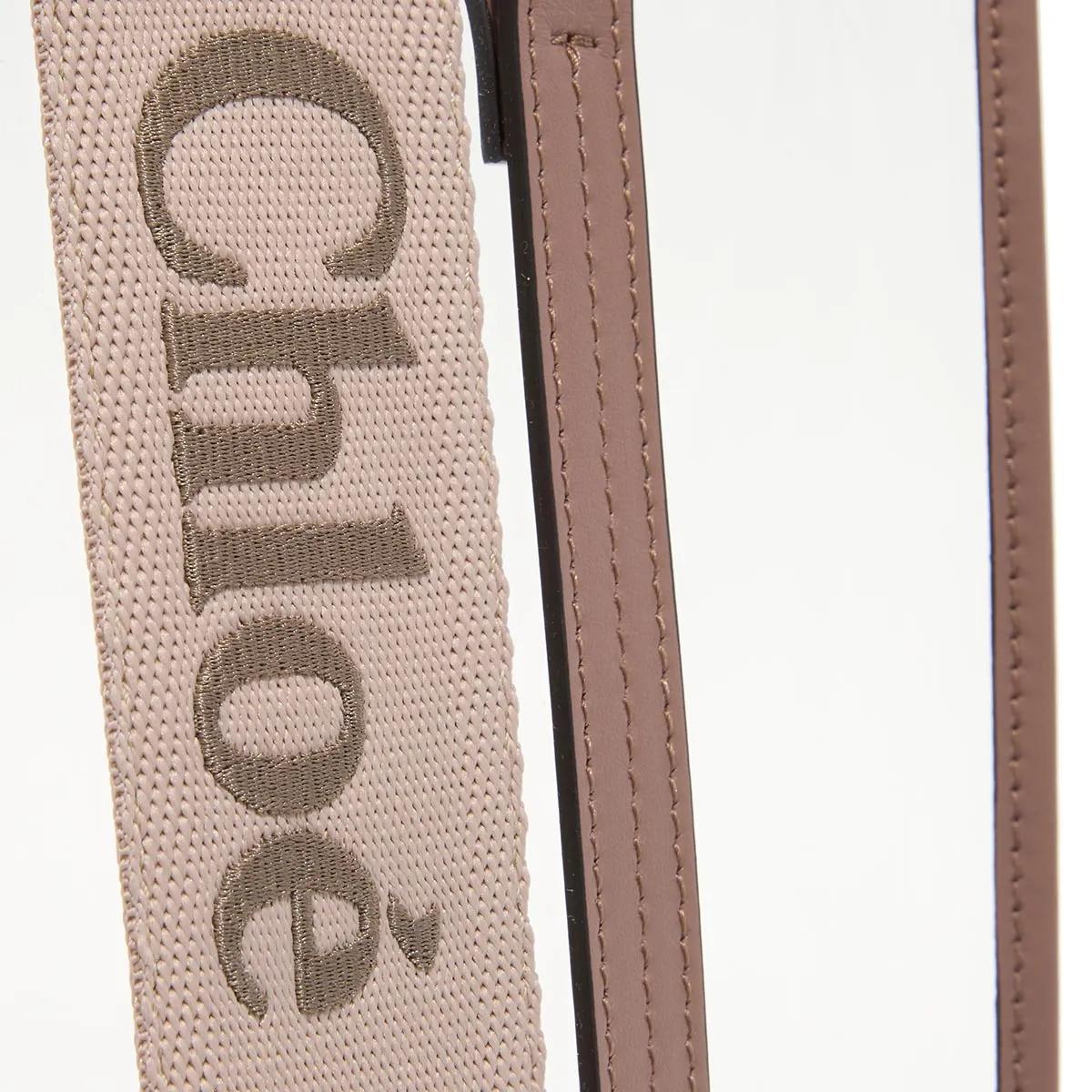 Chloé Shoppers & Totes Woody Tote Bag in transparant