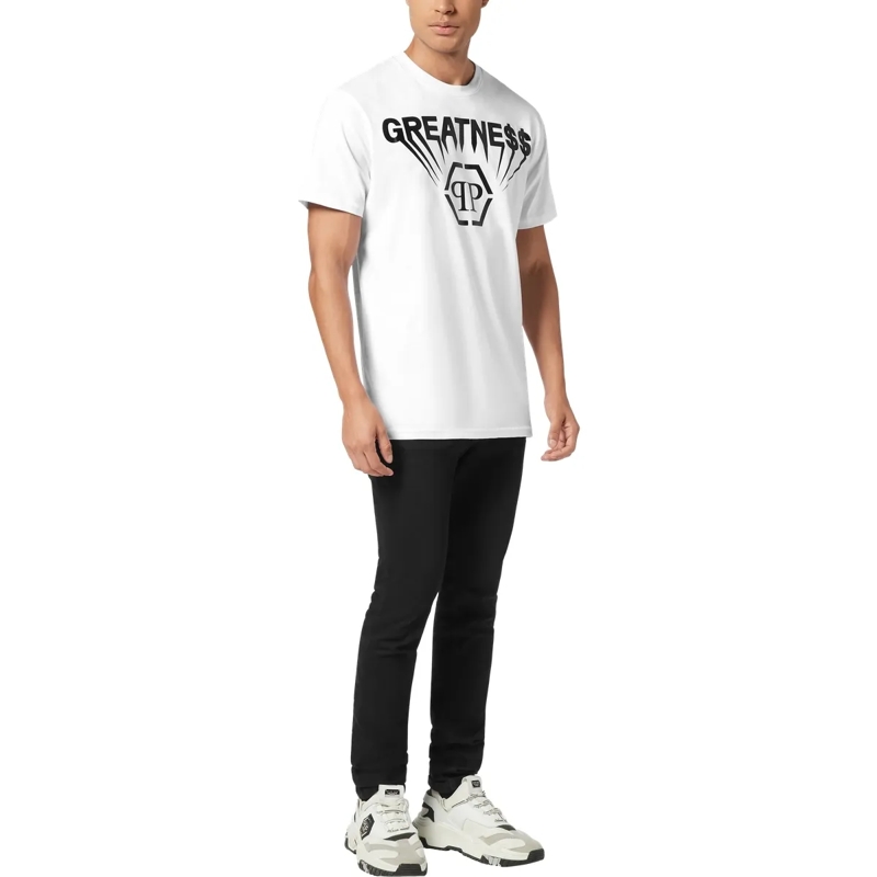 Philipp Plein T-Shirt T-Shirt Rundhalsausschnitt Ss weiss(Image 4)