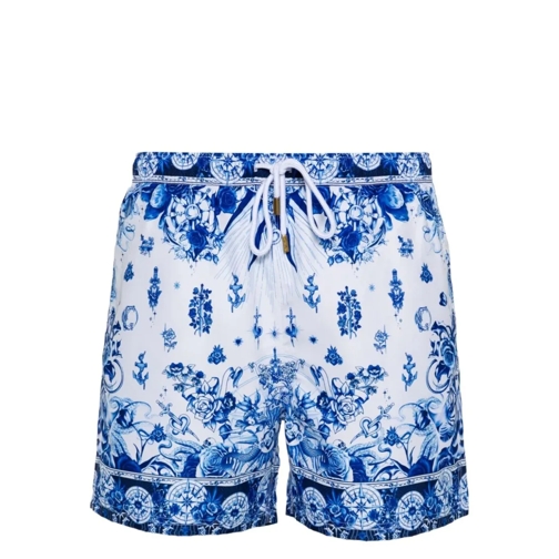 Camilla Immortal Ink Shorts White/Blue Blue Casual Shorts