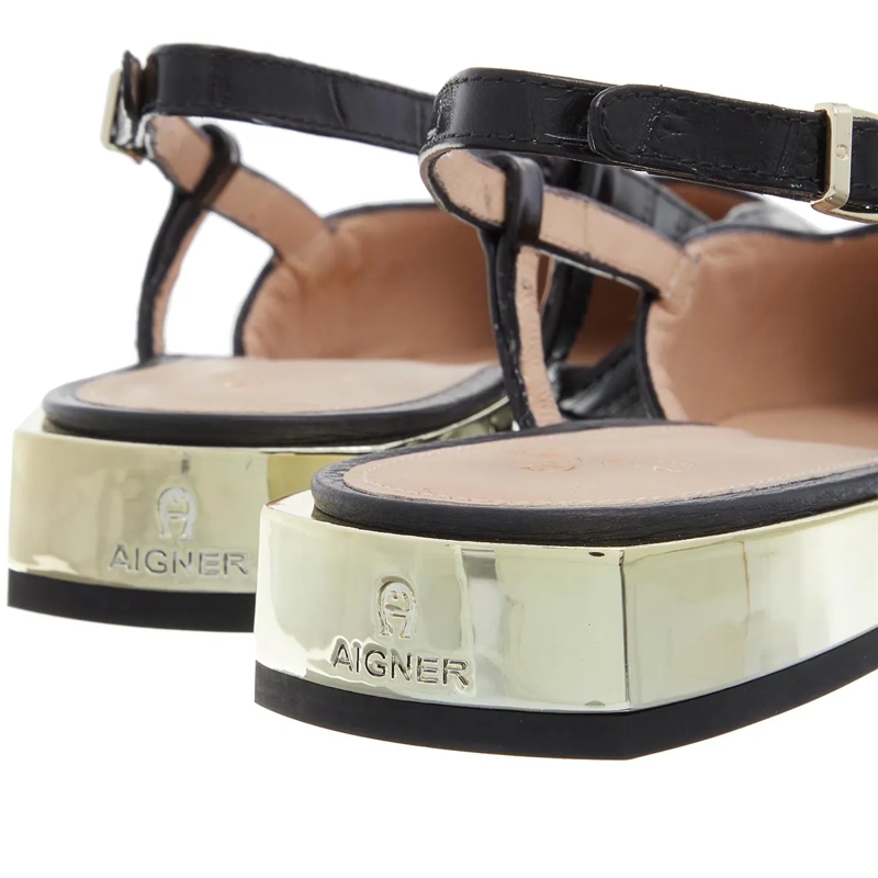 AIGNER Ballerinas Fashion Saskia 18A Black(Image 4)