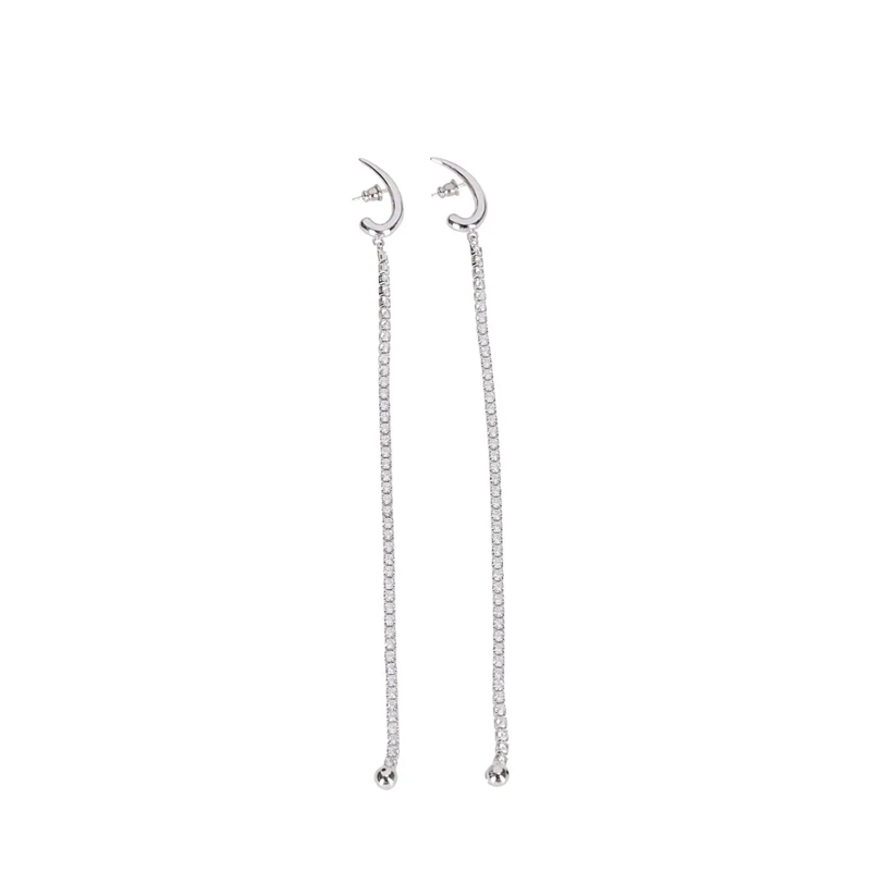 Panconesi Oorknopjes Long Linear Drop Earrings Not Applicable