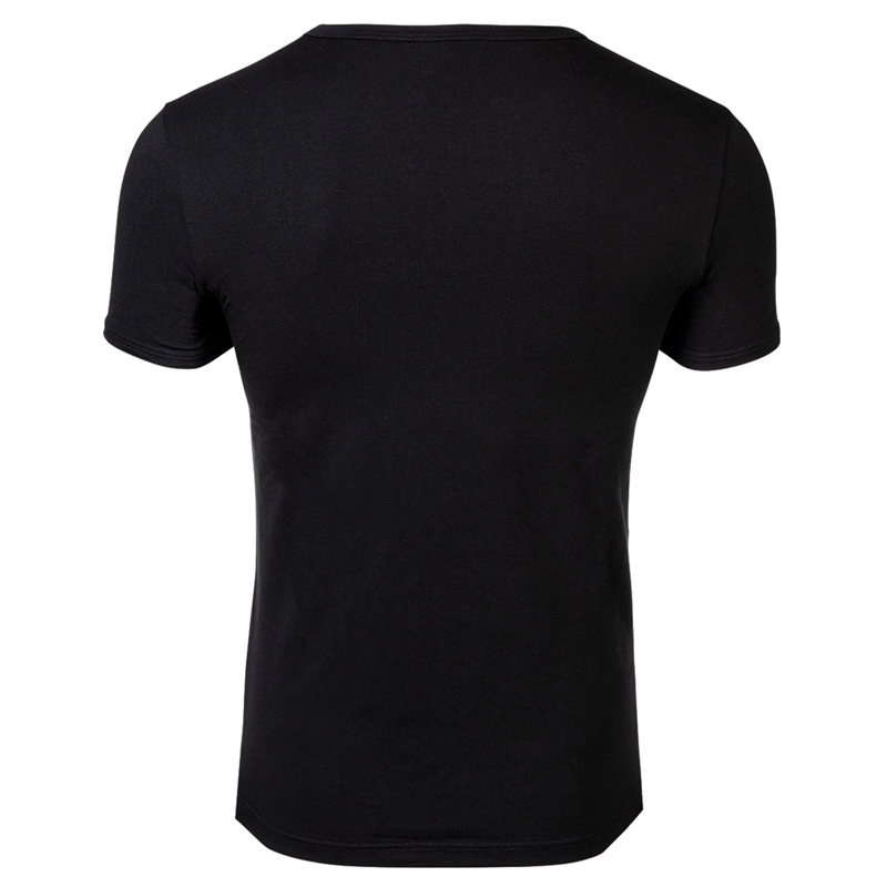 Versace Hemd T-SHIRT SHORT SLEEVES V NECK JERSEY TOPEKA BI-STRE schwarz(Image 2)