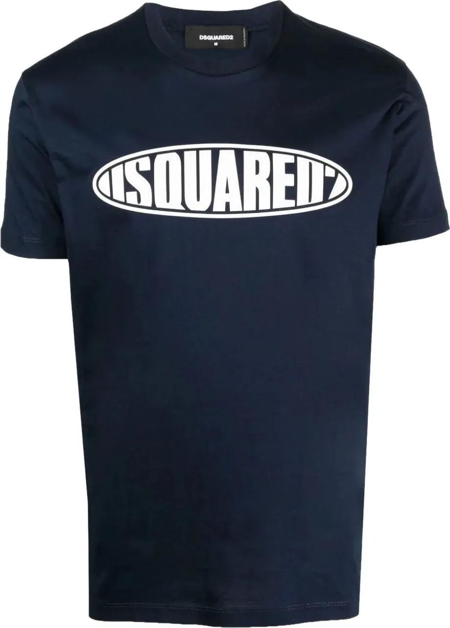 Thumbnail - Dsquared2 - Surf Board Logo T-shirt - Größe S - blue