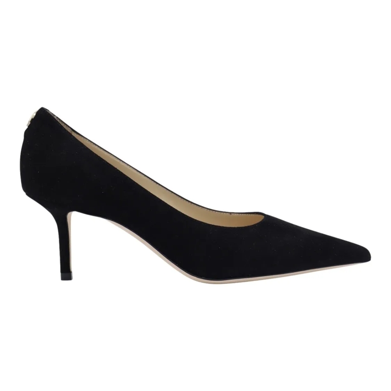Jimmy Choo Escarpins Suede Pointed Pumps Black