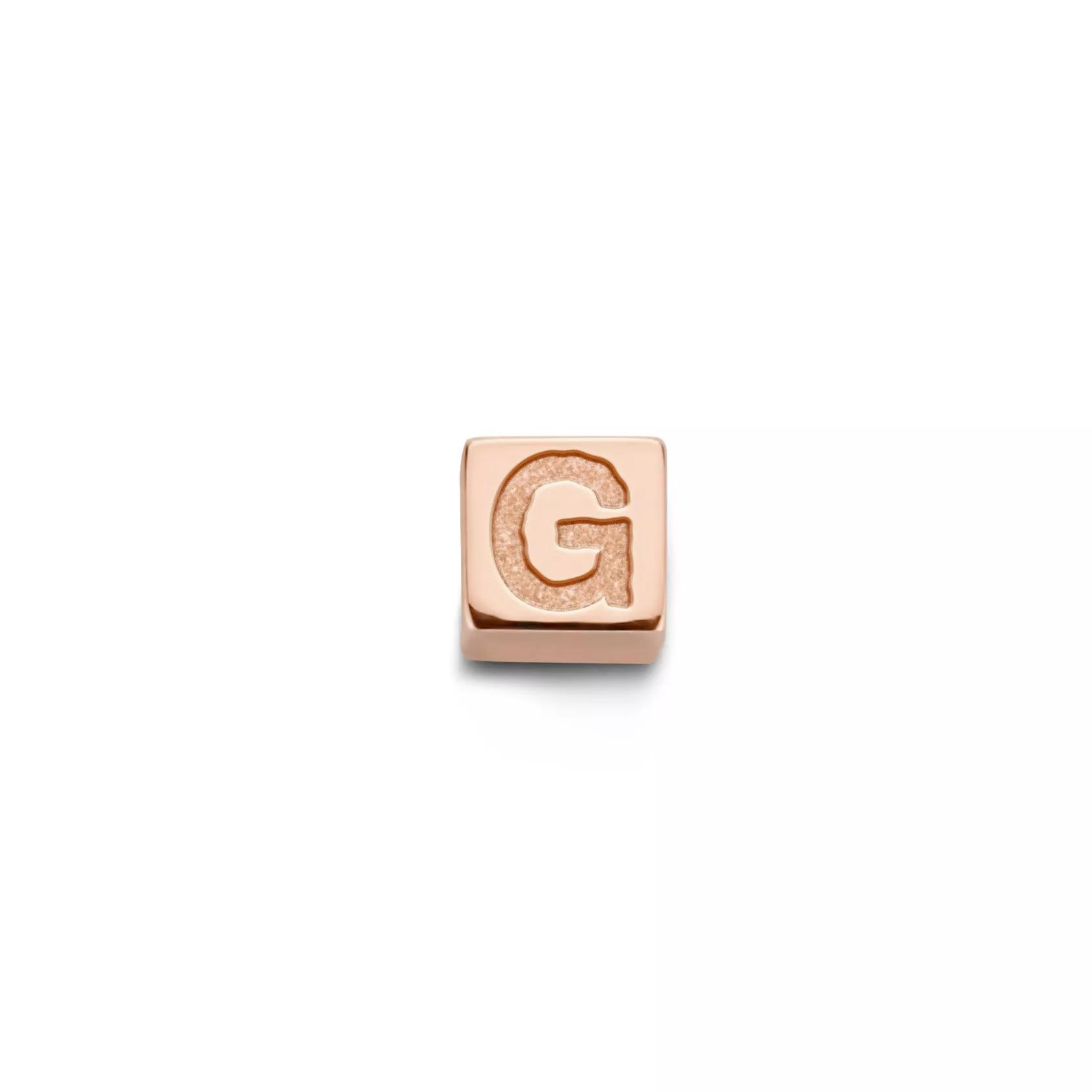 Isabel Bernard Charms - G Rosegold La Concorde Felie 14 Karat Collier Cube - Gr. unisize - in Quarz - für Damen