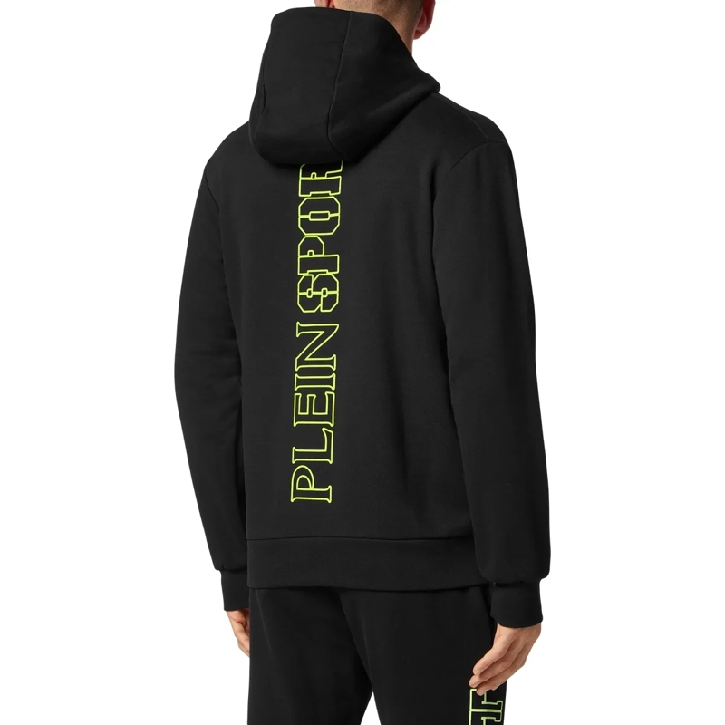 Plein Sport Top Hoodie Scratch schwarz(Image 2)