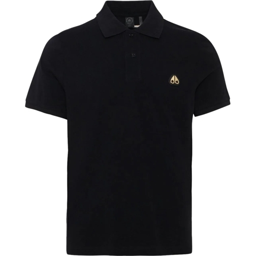 Moose Knuckles Polohemd Everett Gold Polo Black schwarz