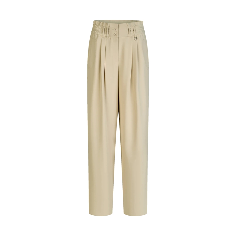 Marc Aurel Hose Bundfaltenhose beige