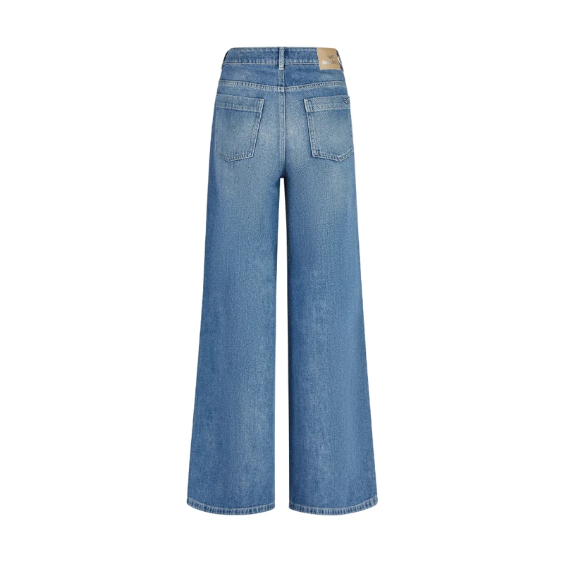Marc Aurel Wide Leg Jeans Authentischer Blue Denim und ein weit geschnittene blau(Image 5)