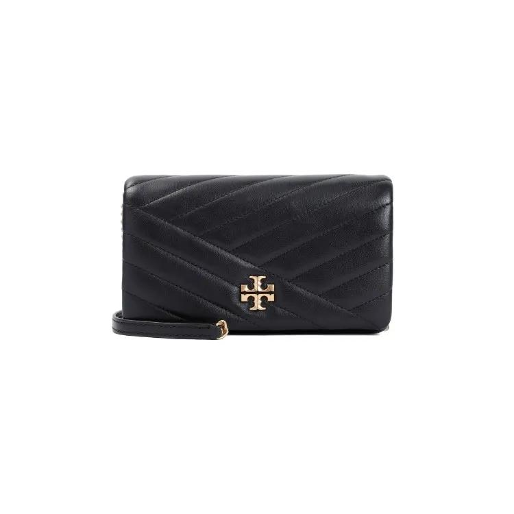 Tory Burch Shopper - Kira Chevron Chain Wallet - Gr. unisize - in Schwarz - für Damen