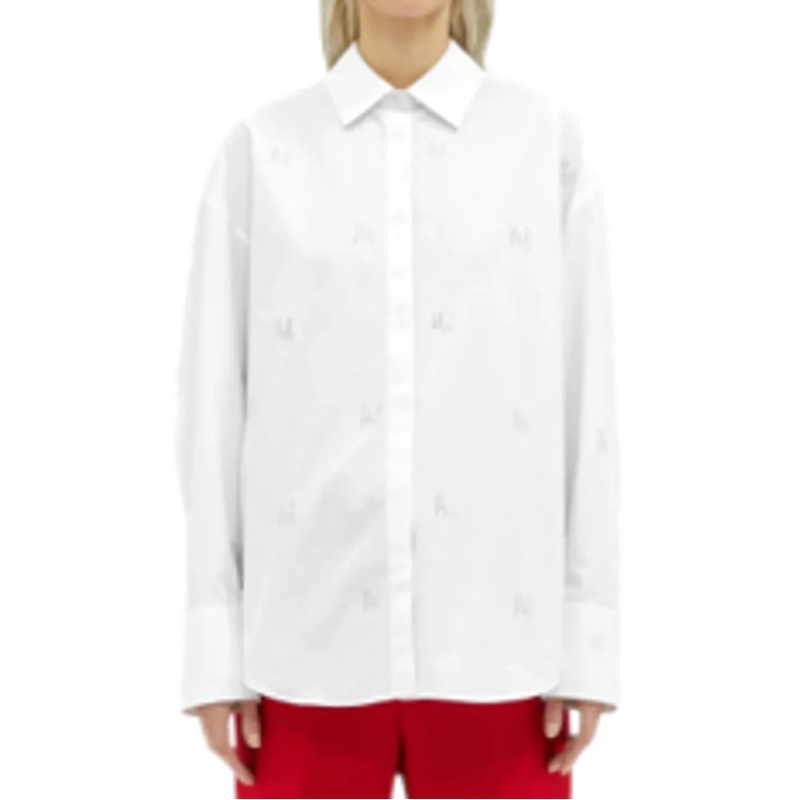 MSGM Bluse Shirts White weiß