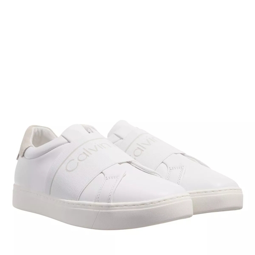 Calvin Klein Clean Cupsole Slip On Bright White sneaker à enfiler