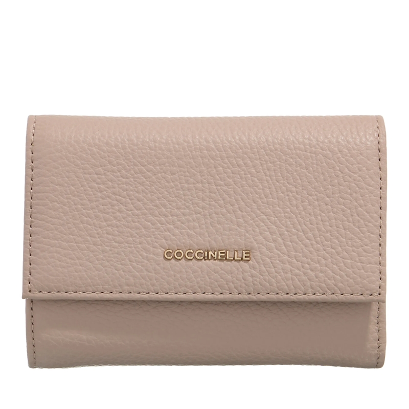 Coccinelle Tri-Fold-Portemonnaie Metallic Soft Rosette