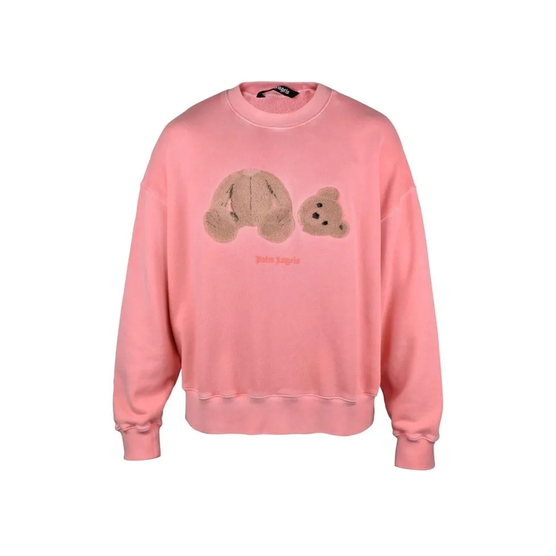 Palm Angels  Pink Cotton Sweatshirt Pink