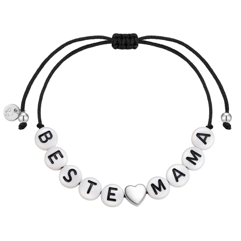 Glanzstücke München Armband Sterling Silber Armband Herz/BESTE MAMA silber