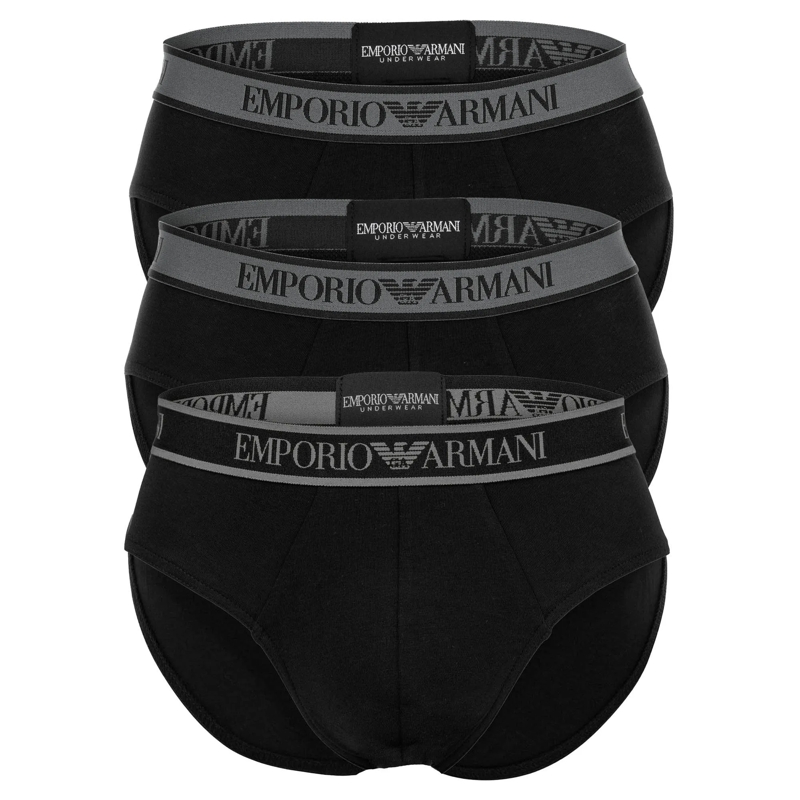 Emporio Armani  Core Logoband 3er Pack schwarz