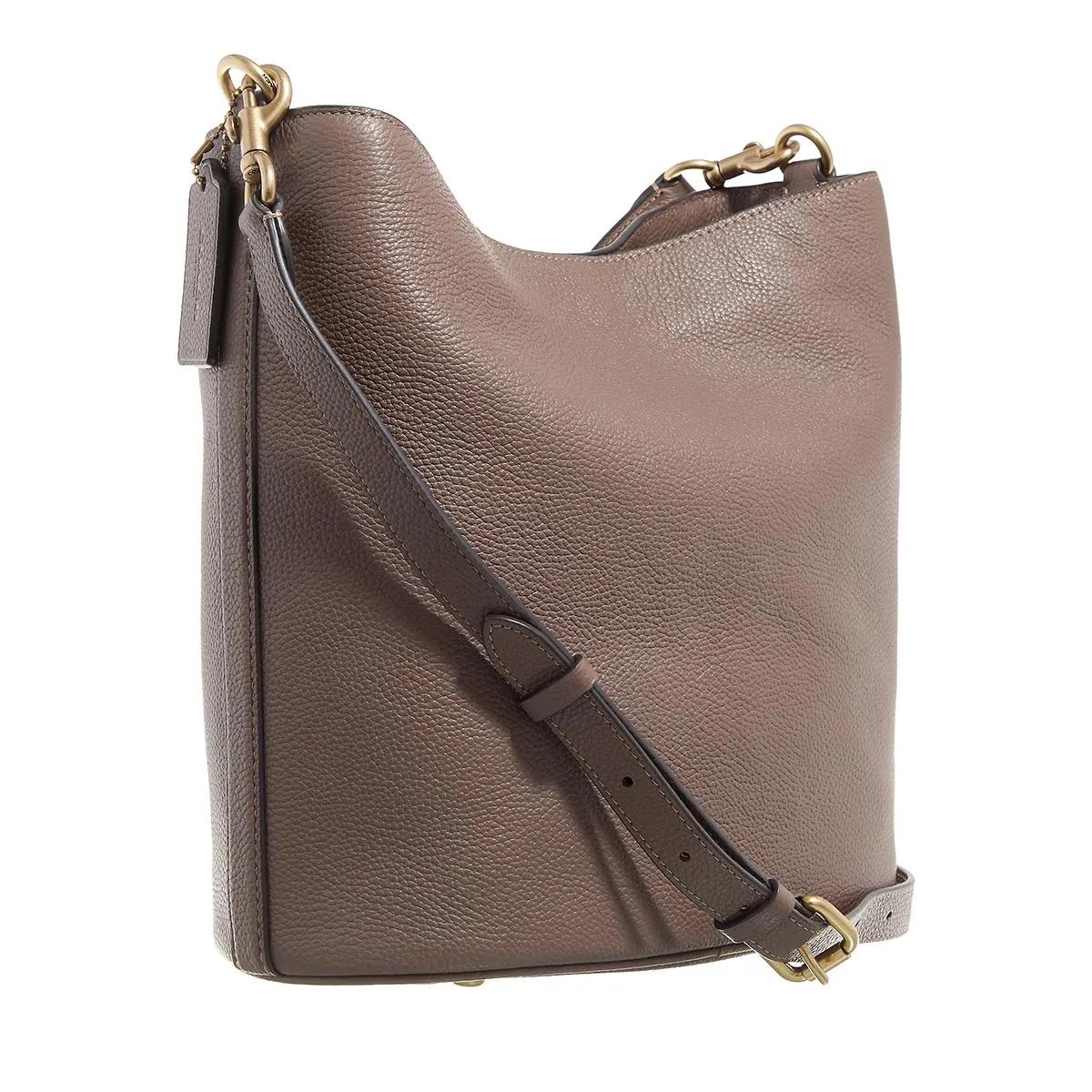 Coach Shoppers Polished Pebble Soft Willow B in bruin