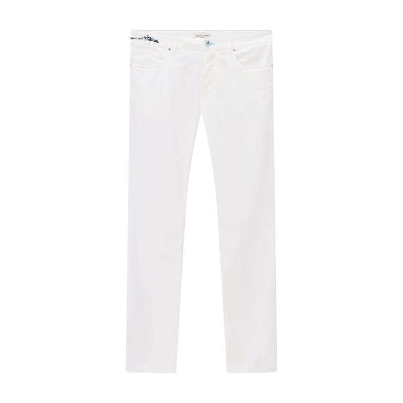 Jacob Cohen Jeans Slim-Fit Jeans Bard Resort Capsule weiß