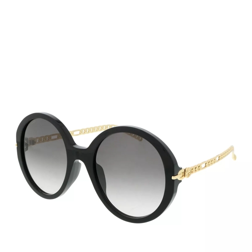 Gucci GG0726S-001 56 Sunglass WOMAN ACETATE BLACK Sonnenbrille