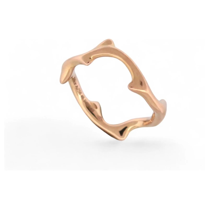 Christian Dior Ring CHRISTIAN DIOR ROSEWOOD RING JBDR95003 T46 18K ROS gold
