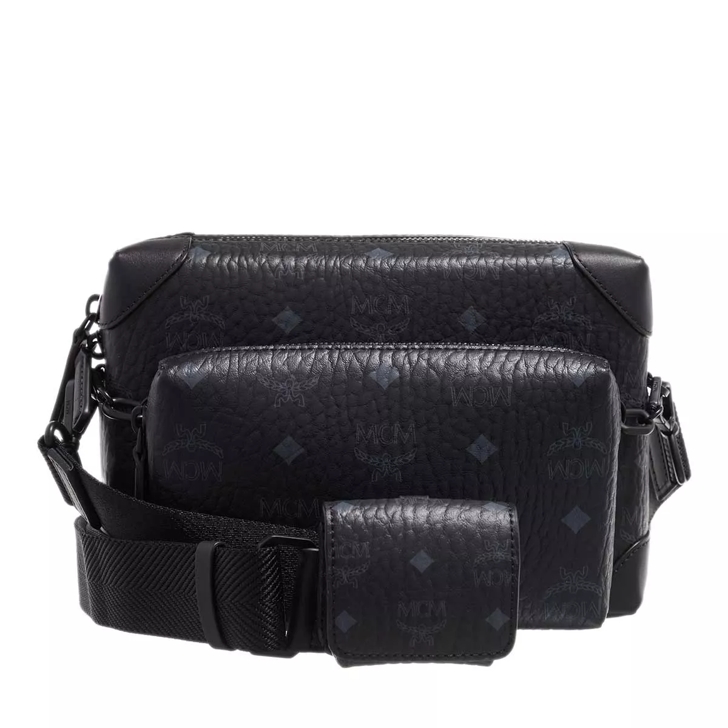 MCM Mcm Klassik Crossbody Small Black Crossbody Bag