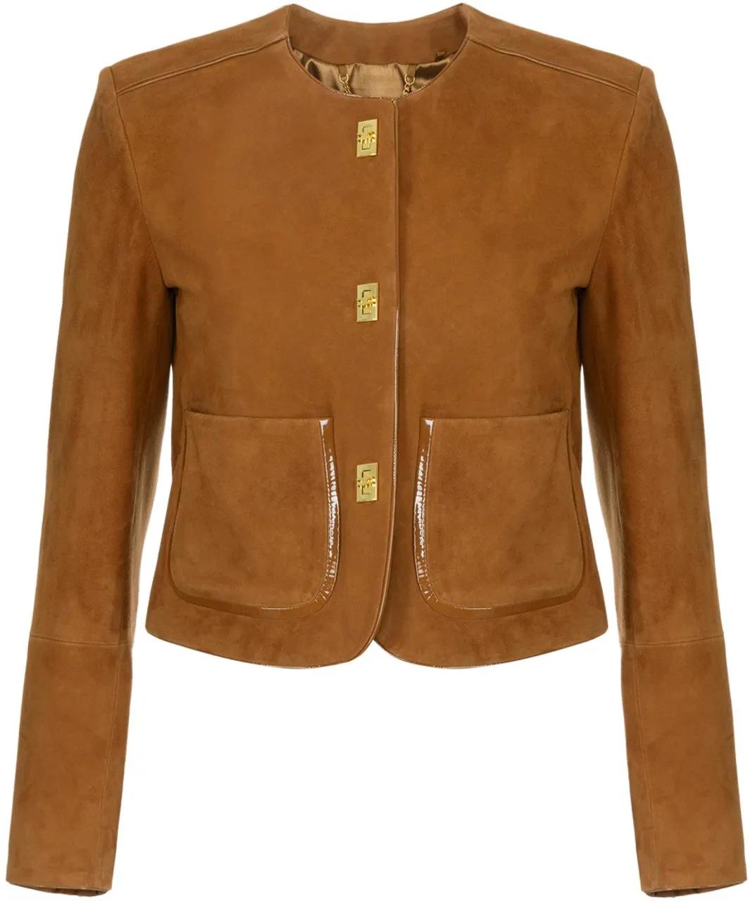 Elisabetta Franchi - Jackets Brown Sugar - Größe 44 - braun